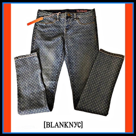 NWT BLANKNYC GIRLS POLKA DOT SKINNY JEANS SZ 14 - Picture 11 of 11